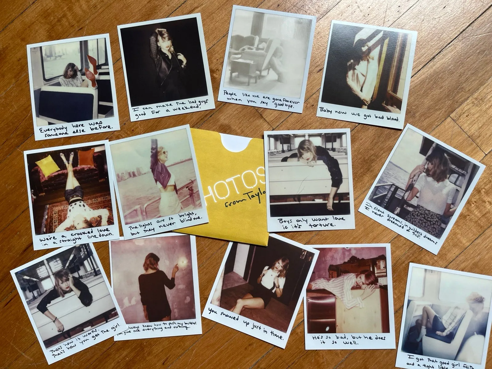 shop onlinestore Taylor Swift 1989 Album Polaroids Polaroids Taylor 27-39 - estevampelomundo.com.br