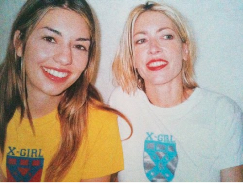 Sofia e Kim Gordon de Sonic Youth